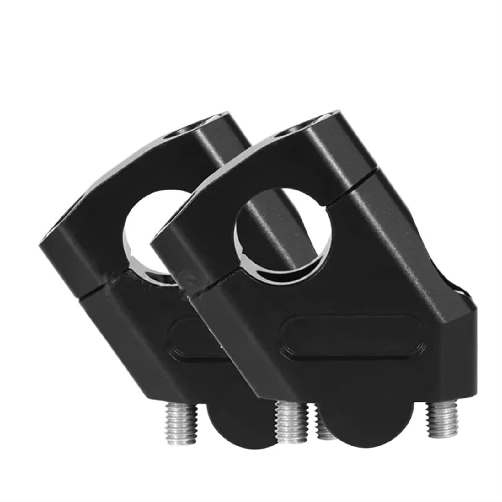 Motorrad Lenker Riser Für SV650 SV 650 Motorrad Lenker Riser Drag Griff Bar Clamp Verlängern Adapter Motorrad Riser Klemme(Black) von GHTOITW