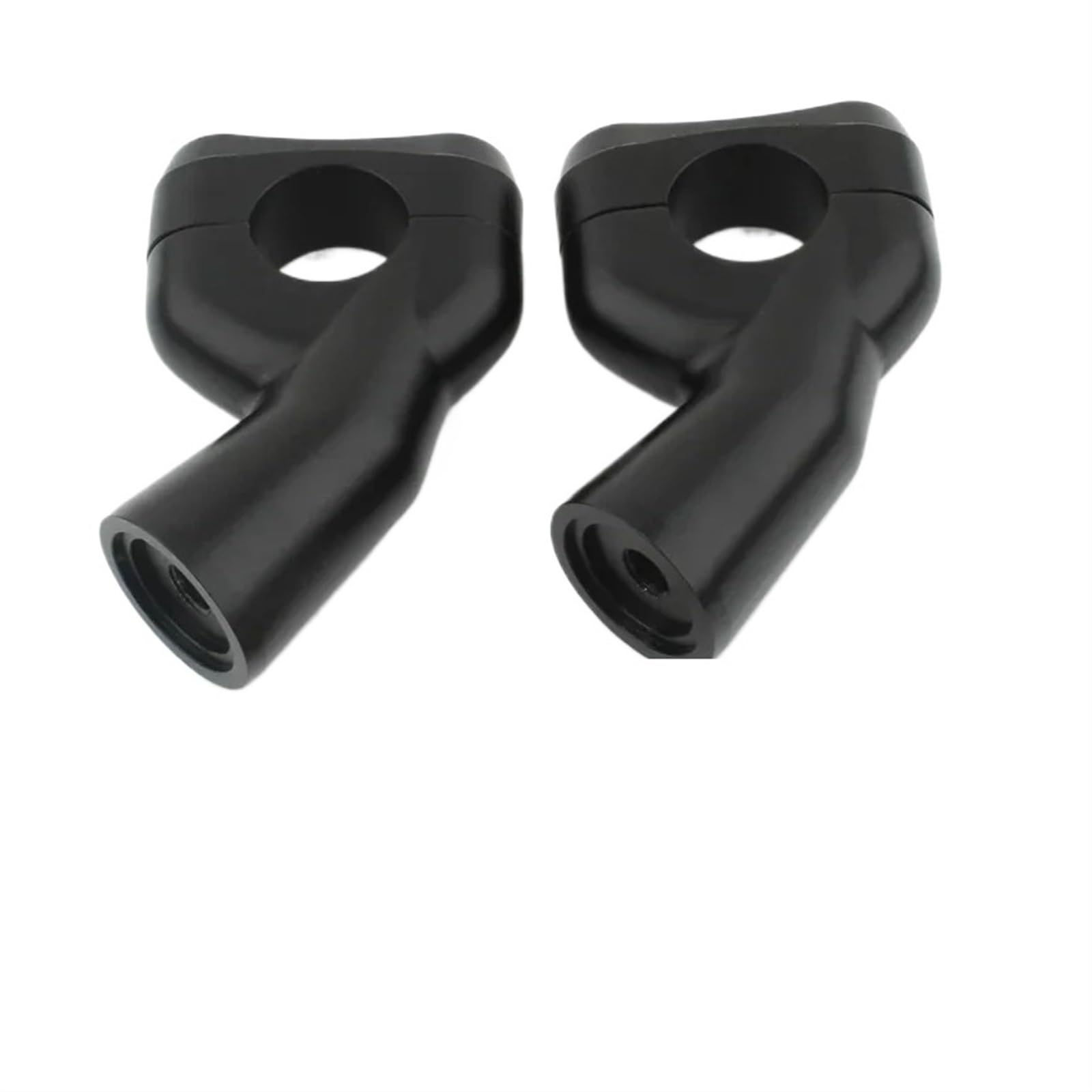 Motorrad Lenker Riser Für Triumph Für Bobber Für Bonneville T100 T120 Für Speedmaster Aluminium Zubehör Moto Lenker Bar Riser Klemmen Adapter Lift 30mm Motorrad Riser Klemme(Black) von GHTOITW