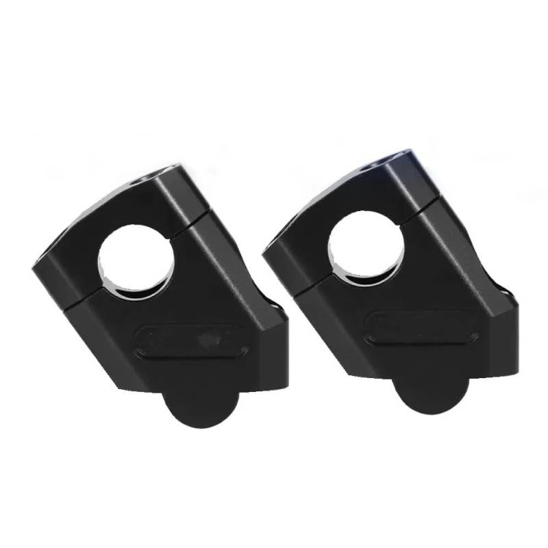 Motorrad Lenker Riser Für XSR700 Für XSR 700 X Für SR700 Lenker Riser Clamp CNC Griff Bar Lift Verlängern Adapter Halterung Motorrad Riser Klemme(Black) von GHTOITW