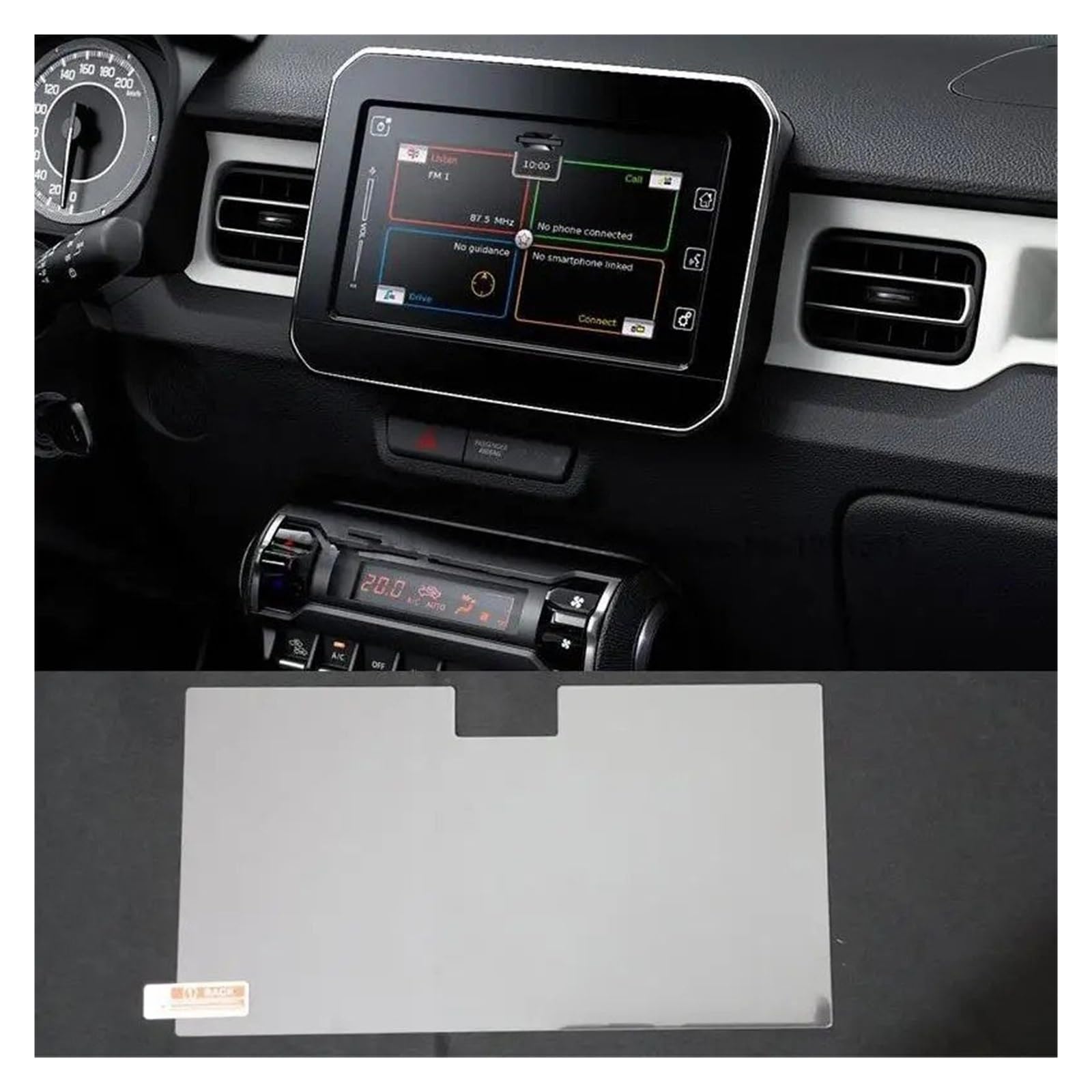 Navigation Displayschutz Für Suzuki Für Ignis 2018-2021 7 Zoll Media Auto Infotainment Radio Navigation Screenscreen Protector Gehärtetem Glas von GHTOITW