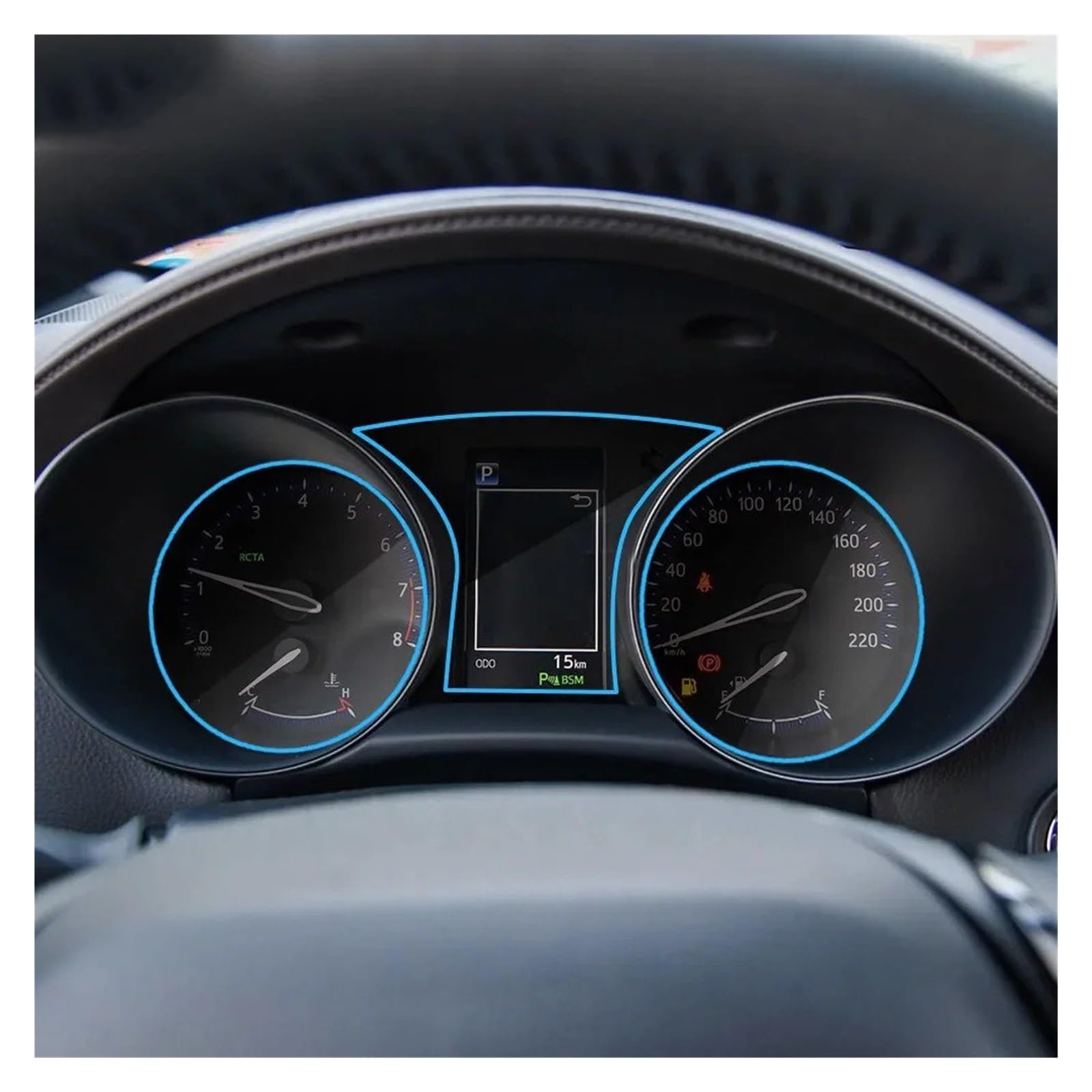 Navigation Displayschutz Für Toyota Für C-HR Für CHR 2016-2021 Auto Instrument Panel Displayschutzfolie FCar Innen Dashboard Membran Schutzhülle TPU Film von GHTOITW