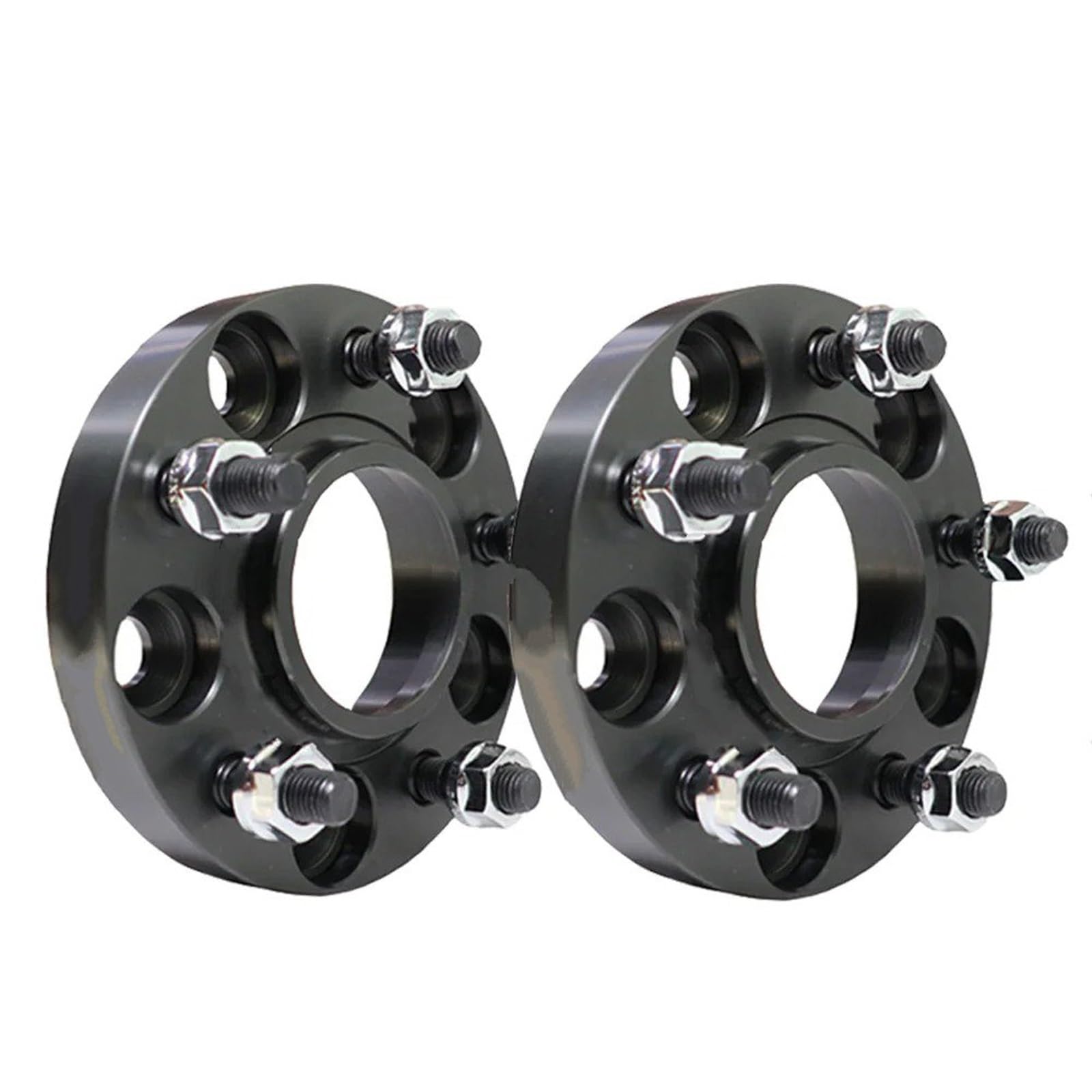 Spurverbreiterungen Für Benz 2 Stück Spurverbreiterungen 5x112 CB 66,6mm Felgen Adapter Geschmiedet Aluminium Legierung Wheel Spacer(2pcs Spacer 25mm-B) von GHTOITW