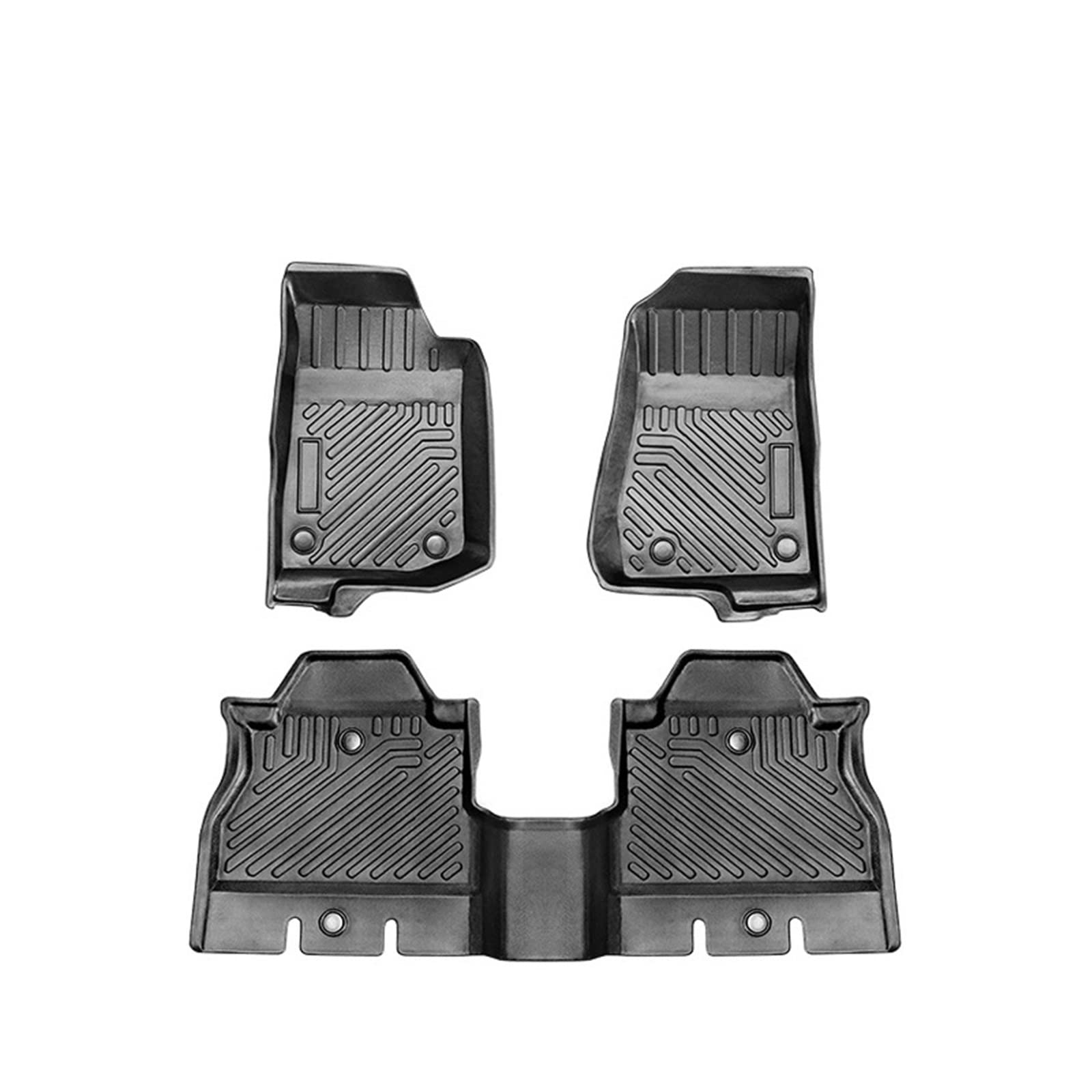 3D TPE LHD Auto Bodenmatte Auto Fuß Pad Boden Liner Teppich 2 Tür 4 Tür Kompatibel Mit Jeep Kompatibel Mit Wrangler JK/JL 2007-2017 2018-2021(Wrangler JL 4Door) von GHZMKCYPQ