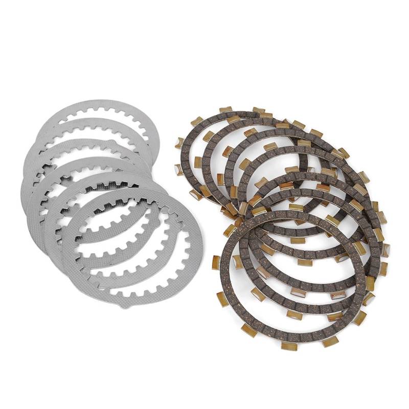 Clutch Friction Disc Plate Kit Compatible With Yamaha RZ250R RZ350 DT250 DT400 TY250 D E 4L0-16321-00 498-16325-00 von GHZMKCYPQ