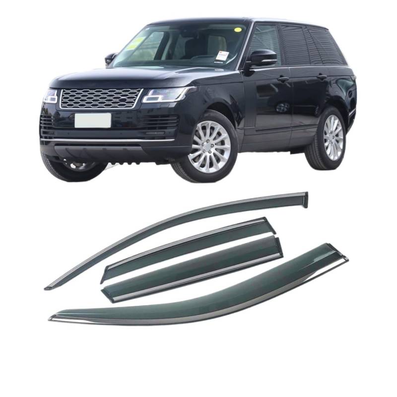 Window Sun Rain Shade Visors Shield Shelter Deflector Cover Trim Frame Sticker Compatible With Land Rover Range Rover L405 2013-2021(2013-2021) von GHZMKCYPQ