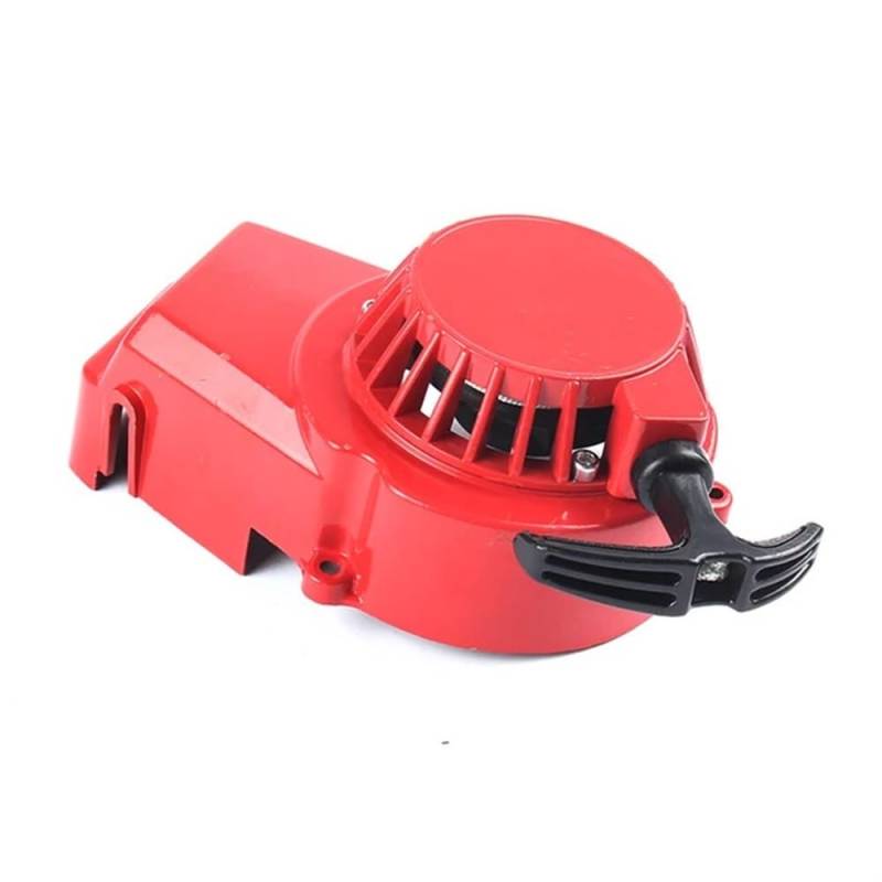 Aluminium Easy Pull Starter kompatibel mit 2-Takt 47cc 49cc Motor Kompatibel mit Moto Dirt Bike Pocket Bike Scooter ATV Quad Motorrad(Red) von GHqHQL