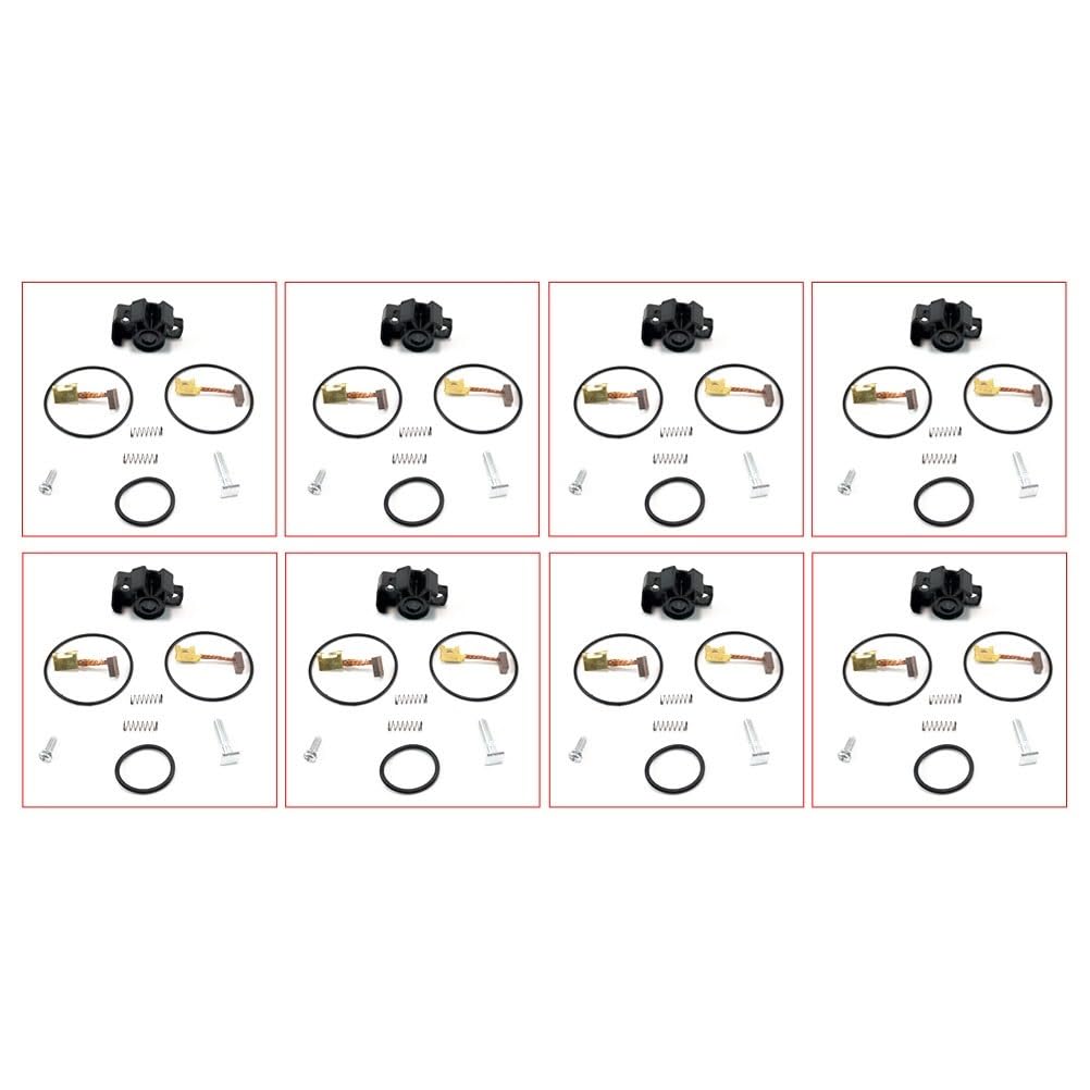 Elektrostarter-Kohlebürsten-Wartungsset, kompatibel mit SXF XCFW EXCF FC FE FS Modell 79240001000 Motorrad-Reparaturwerkzeug(8 KIT) von GHqHQL