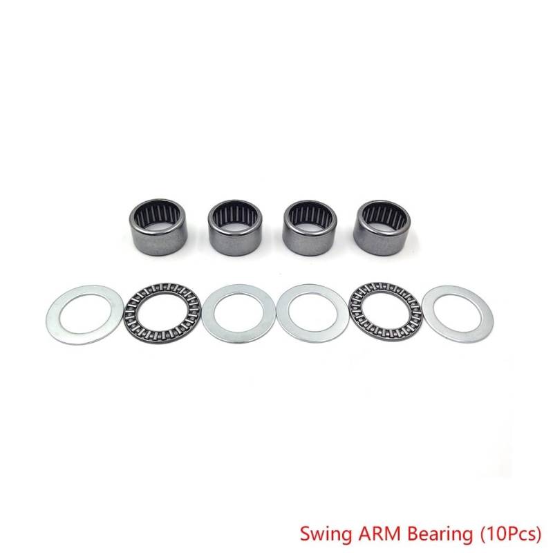 Komplettes Reparaturset Kompatibel mit Racing Dirt Bike Schwingenöldichtungen Buchse Nadellager kompatibel mit YZ250F YZ450F YZ450FX WR250F 450F(BEARING) von GHqHQL