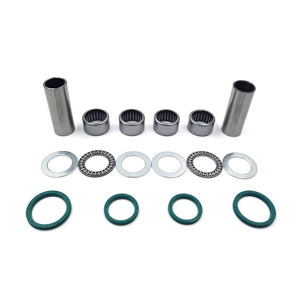 Komplettes Reparaturset Kompatibel mit Racing Dirt Bike Schwingenöldichtungen Buchse Nadellager kompatibel mit YZ250F YZ450F YZ450FX WR250F 450F(SWING ARM KIT) von GHqHQL