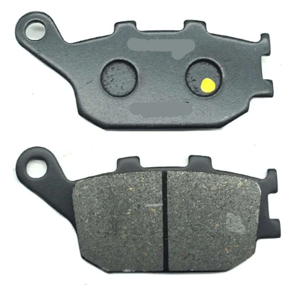 Motorrad-Bremsbeläge vorne und hinten, kompatibel mit FZ6 S2 2007–2009, FZ6 S2 ABS 2007–2009 FZ6SHG, 2007 FZ 6 FZ6S2 FZ6 SHG(REAR BRAKE PADS) von GHqHQL