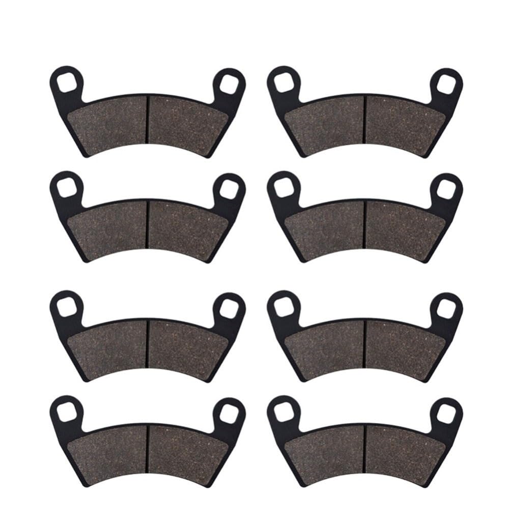 Motorrad Bremsbeläge vorne und hinten für P 700 800 900 Ranger Crew RZR 4 XP900 1000XP RZR1000XP, kompatibel mit verschiedenen Modellen(4 PAIRS) von GHqHQL