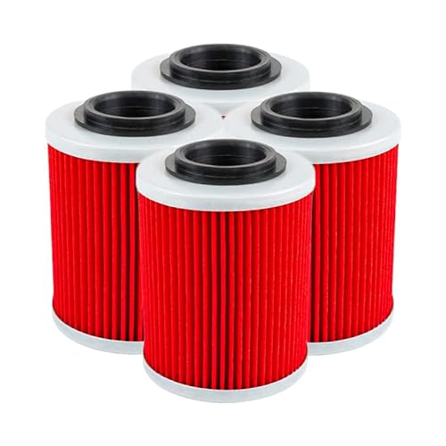 Öl für CF Moto 450 550 625 800 1000 Cforce Zforce X8 U8 Z8 ATV UTV, kompatibel mit 0800-011300-0004(4PCS-RED) von GHqHQL