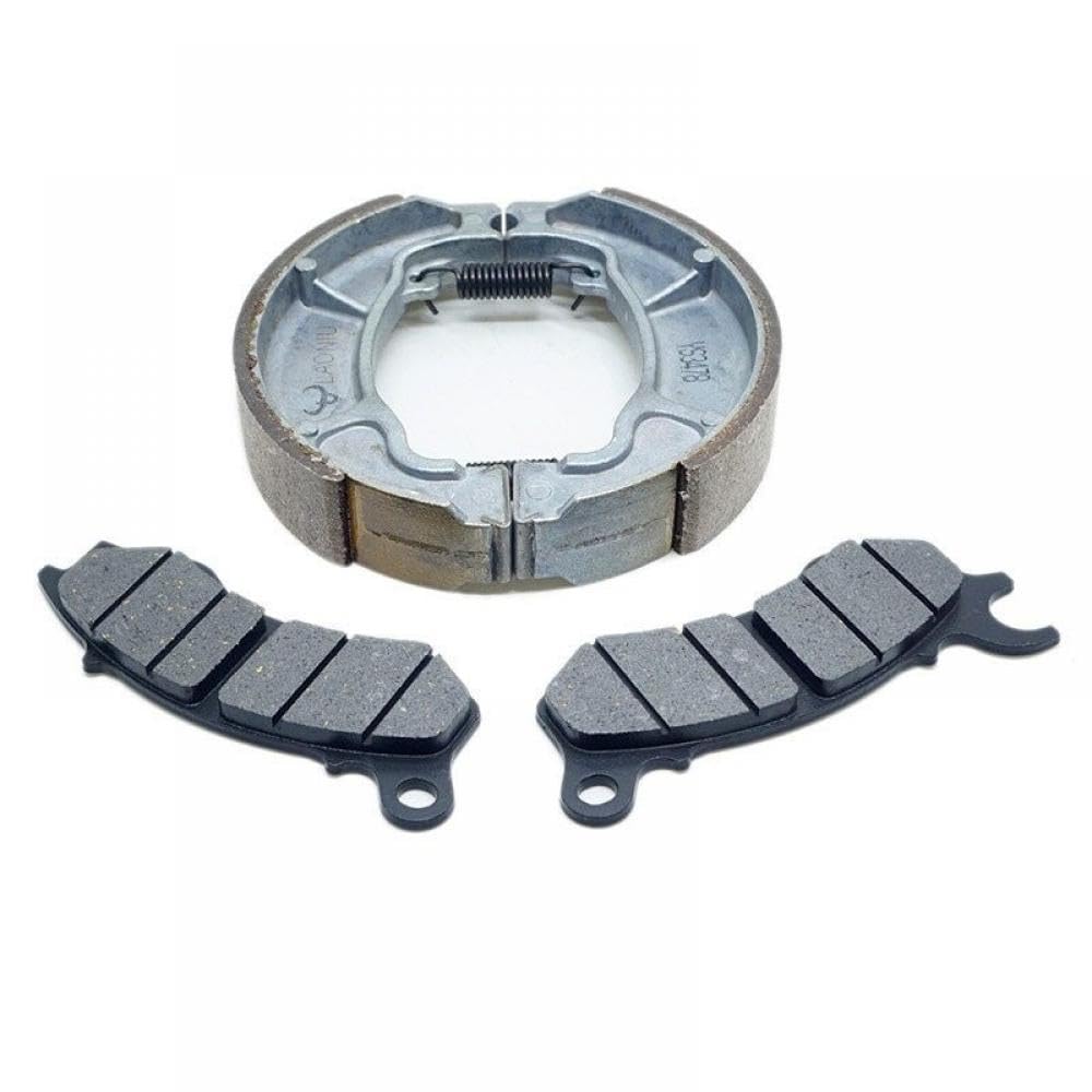 Roller-Bremsbeläge vorne und hinten, Schuh-Set, kompatibel mit PCX125 2010–2017, PCX150 2012–2021, ZOOMER X 2013–2020 PCX 125 150(FRONT AND REAR) von GHqHQL