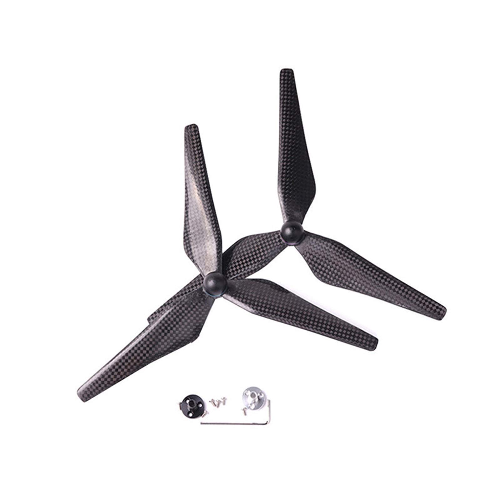 GIGIROM 1 Paar 9450s 3-Blatt-Propeller aus Kohlefaser, 9,4 Zoll, selbstsichernde Propeller CW CCW, for DJI, for Phantom, 4 4PRO 4Pro+ Propellerflugzeug-Ersatzteil von GIGIROM