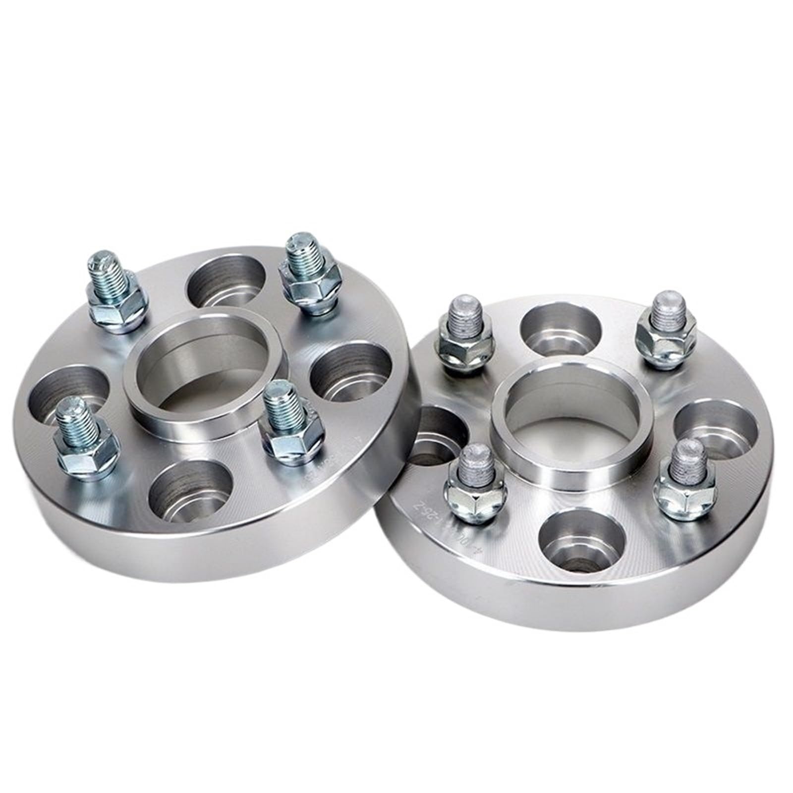 GIGIROM 2 4 stück 20 25 30 35mm PCD 4x100 CB 57,1mm Spurverbreiterung Adapter 4 Loch, for Volkswagen, for POLO, for Jetta, Gol UP, for Santana, M12XP1.5 Spurverbreiterung Adapter(4PCS 30mm Silver) von GIGIROM