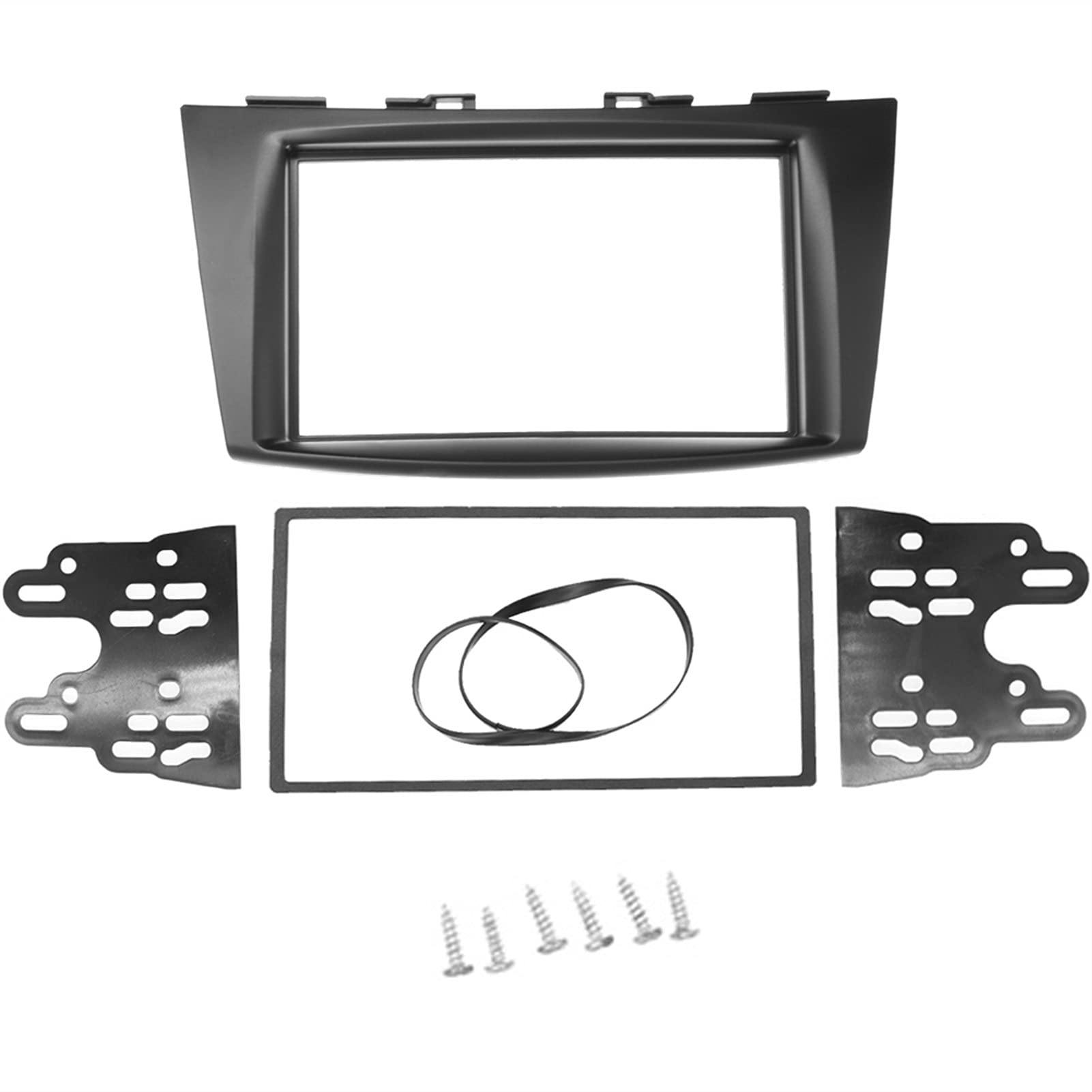 GIGIROM Auto-Blenden-Radio-Panel, for Suzuki, for Swift, 2011+, Doppel-DIN-Rahmen, Adapterplatte, Ertiga 2012+, Dash-Kit, Konsolenabdeckung installieren Stereo-Radioblende(178x100mm) von GIGIROM