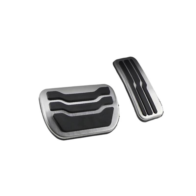 GIGIROM Edelstahl Auto Gas Bremspedal Schutz Pads Abdeckung Pedale, for Ford, Neue, for Mondeo, Edge Fusion 2015-2022 AT MT Zubehör Fußpedal von GIGIROM