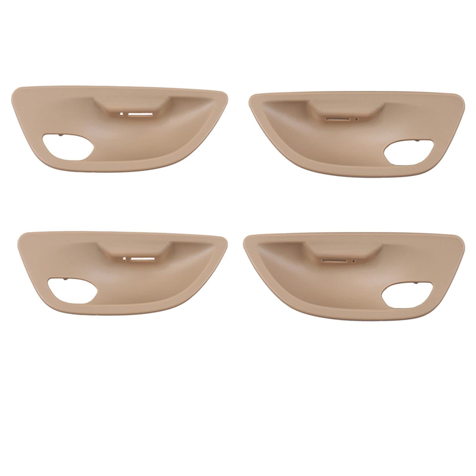 GIGIROM Ersatz der Verkleidung der Türinnengriffschale Links und rechts, for, for 5er F10 F11 F18 2010-2017 Türgriff-Außenabdeckung(Beige 4pcs Set) von GIGIROM