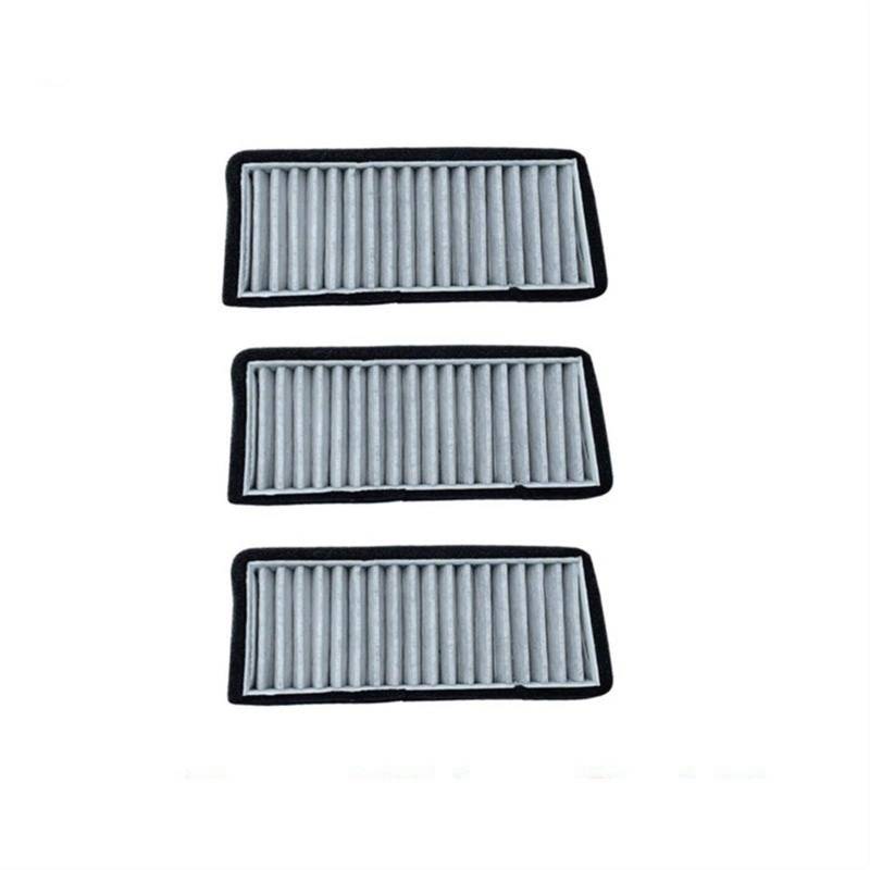 GIGIROM Externer Luftfilter, for Tesla, Modell 3 2021 2022-Jetzt Kühlergrill-Einlassabdeckung Klimaanlagen-Ansaugfilter Autozubehör Pollenfilter Auto(3 Pcs Filter D) von GIGIROM