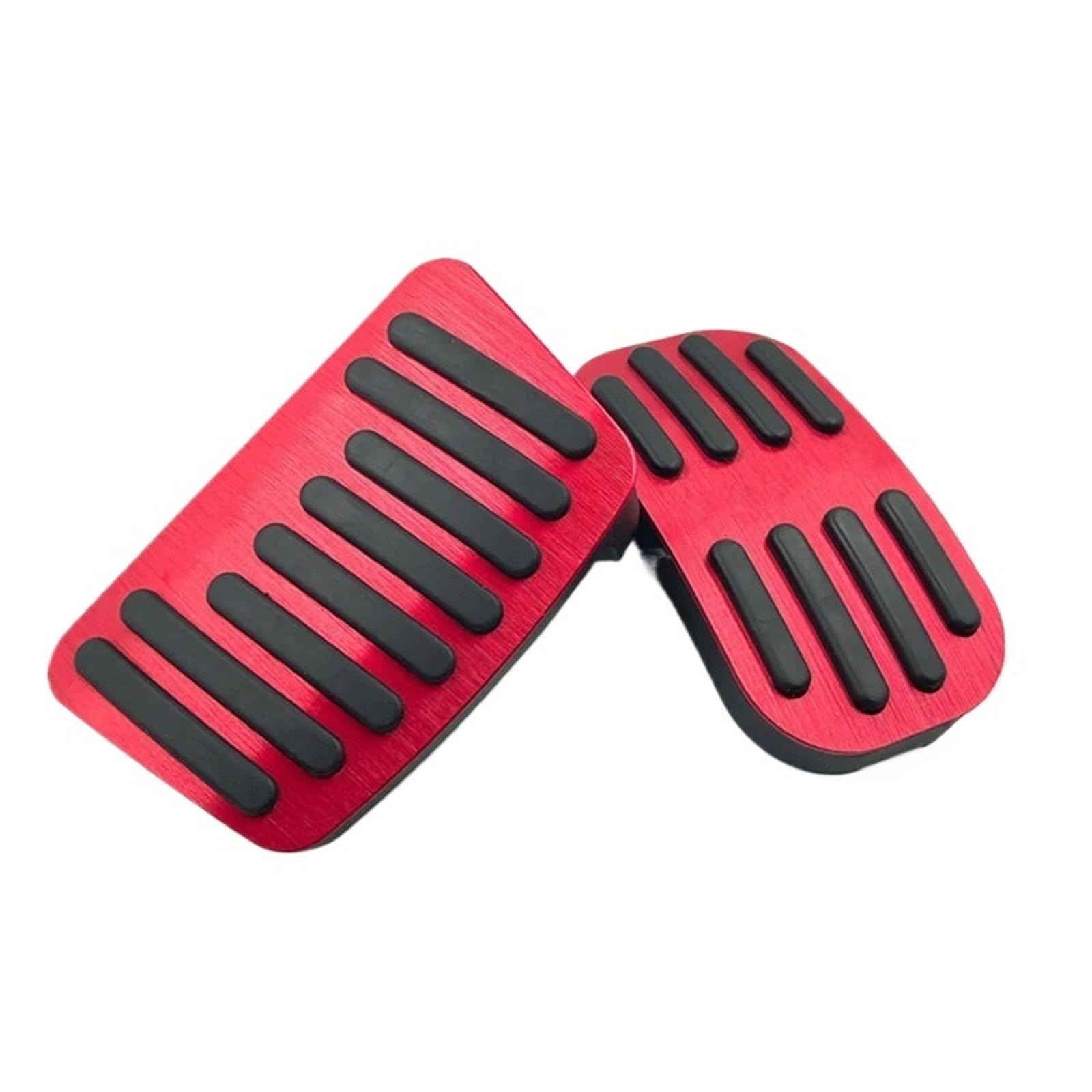 GIGIROM For Toyota, for Corolla, 2019 2020 2021 2022 2023 E210 Aluminium Auto Kraftstoff Beschleuniger Gas Bremse Rest Fußpedale Abdeckung Pads Zubehör Fußpedal(AT 2pcs Red) von GIGIROM