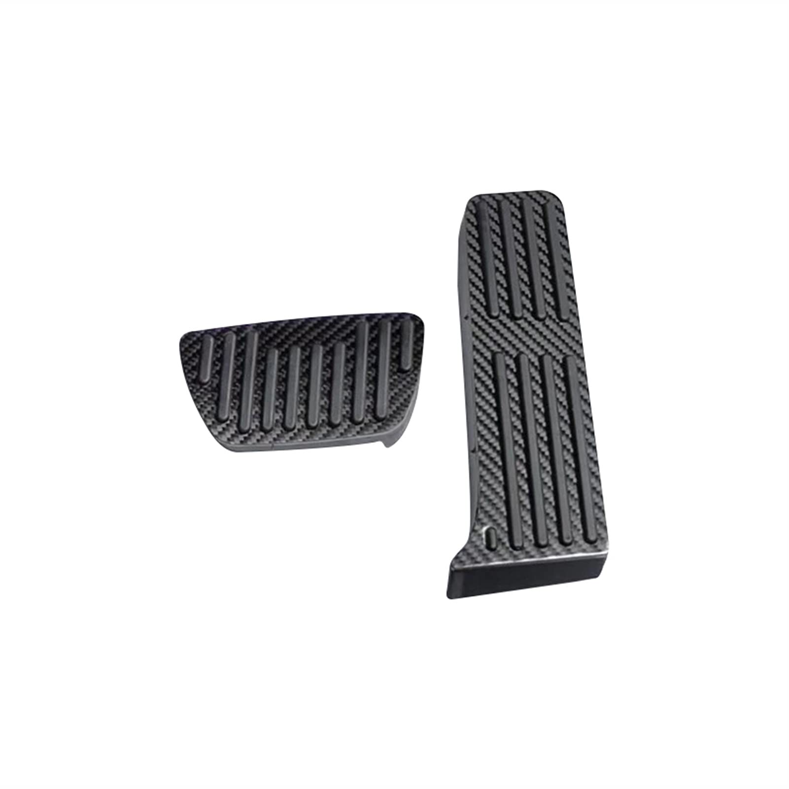 GIGIROM Kohlefaser-Auto-Beschleuniger-Kraftstoffpedal-Fußstütze-Pedal-Bremsabdeckungspolster, for Toyota, for RAV4 RAV 4 XA50 2019 2020 2021 Fußpedal(AT 2pcs) von GIGIROM