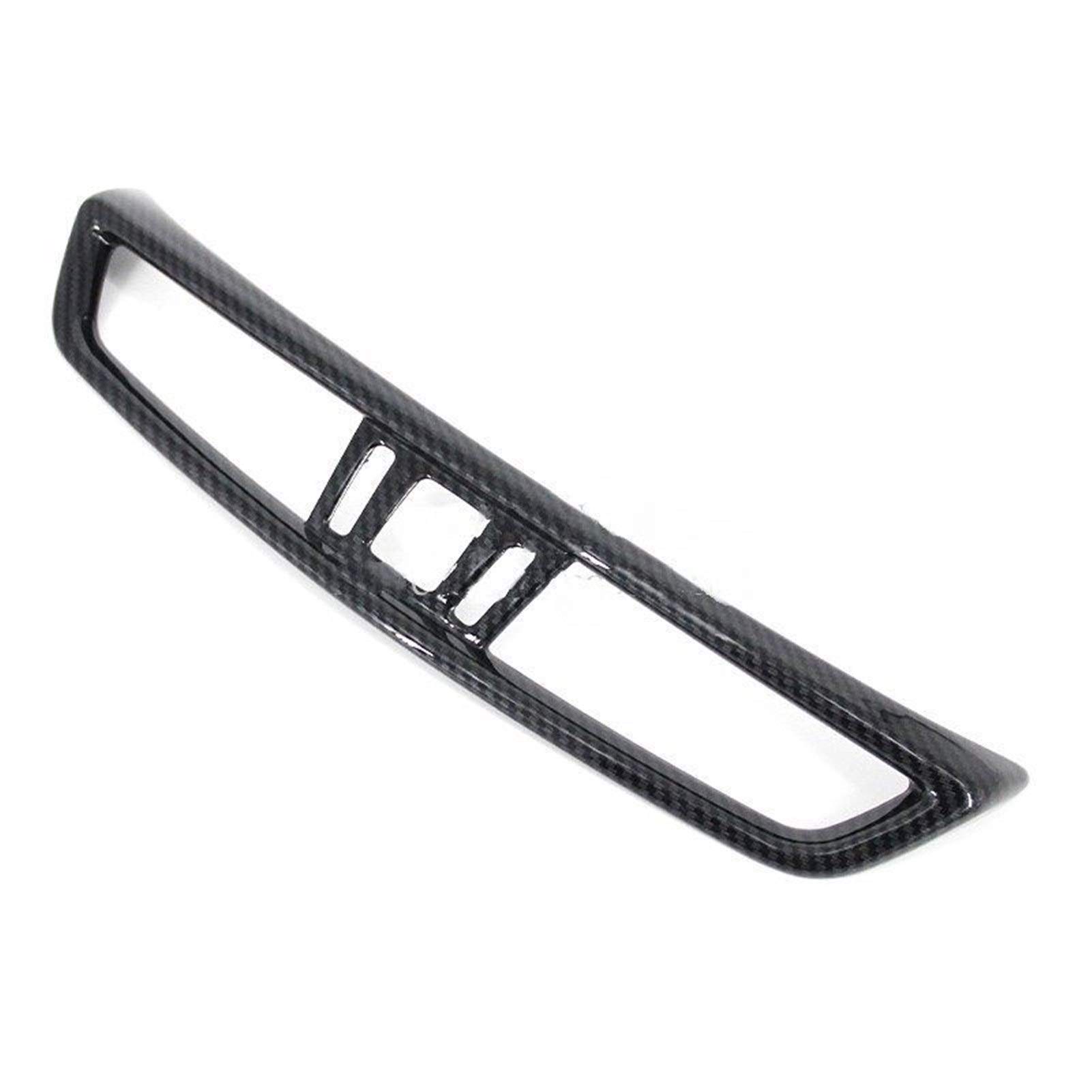 GIGIROM LHD ABS Carbon Fiber Innenausstattung Front Klimaanlage Entlüftungsauslass Abdeckung Verkleidungen Autozubehör, for Nissan, for Qashqai, J11 2016-2019 2020 Klimaanlagen-Ringverkleidung(03 1pcs von GIGIROM