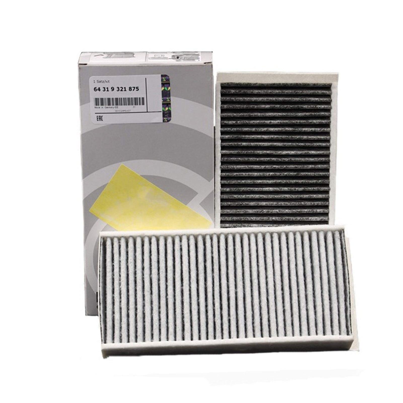 GIGIROM Luftfilter + Innenraumfilter, 2 Stück, for, F45 F46 216i 218i 220i 225i 225xe 2013–2019/X1 F48 Modellfilter OEM 64319321875/13717619267 Pollenfilter Auto(1Pcs Cabin Filter) von GIGIROM