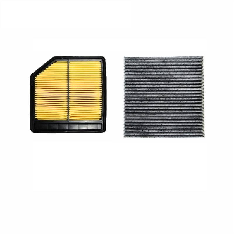 GIGIROM Motorkabinenluftfilter 2006 2007 2008 2009 2010 2011, for Civic, 1,8 l Pollenfilter Auto(2 pcs Filter) von GIGIROM