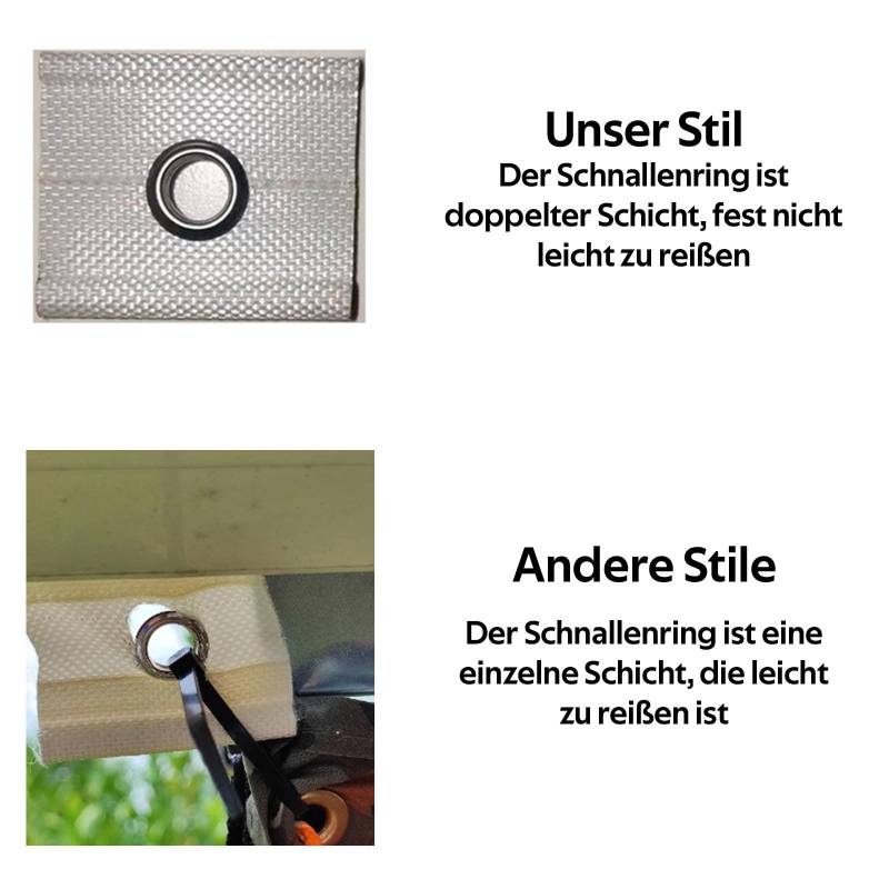 GIONAR 6 Stück Kederöse für Kederschiene 5/6mm-7/8mm, Kederleiste Haken Kederschiene Zubehör, Vorzeltkeder Zubehör für Wohnmobil, Wohnwagen, Vorzelt, Camping Zelt von GIONAR