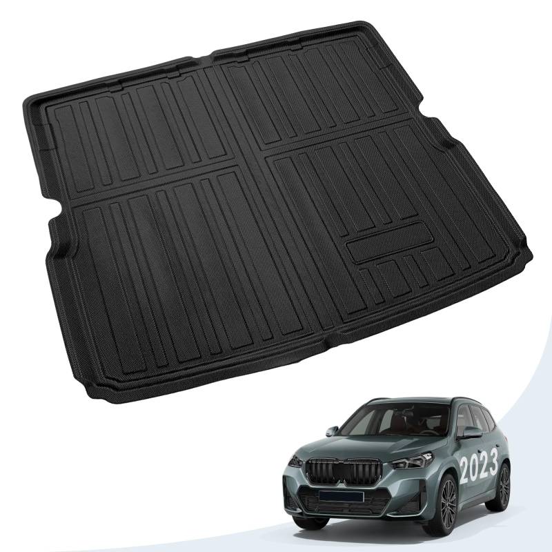 BMW X1 U11 2023 Kofferraummatte Maßgeschneidert für BMW X1 U11 2023, BMW X1 U11 2023 Kofferraummatten Faltbar von GIUD