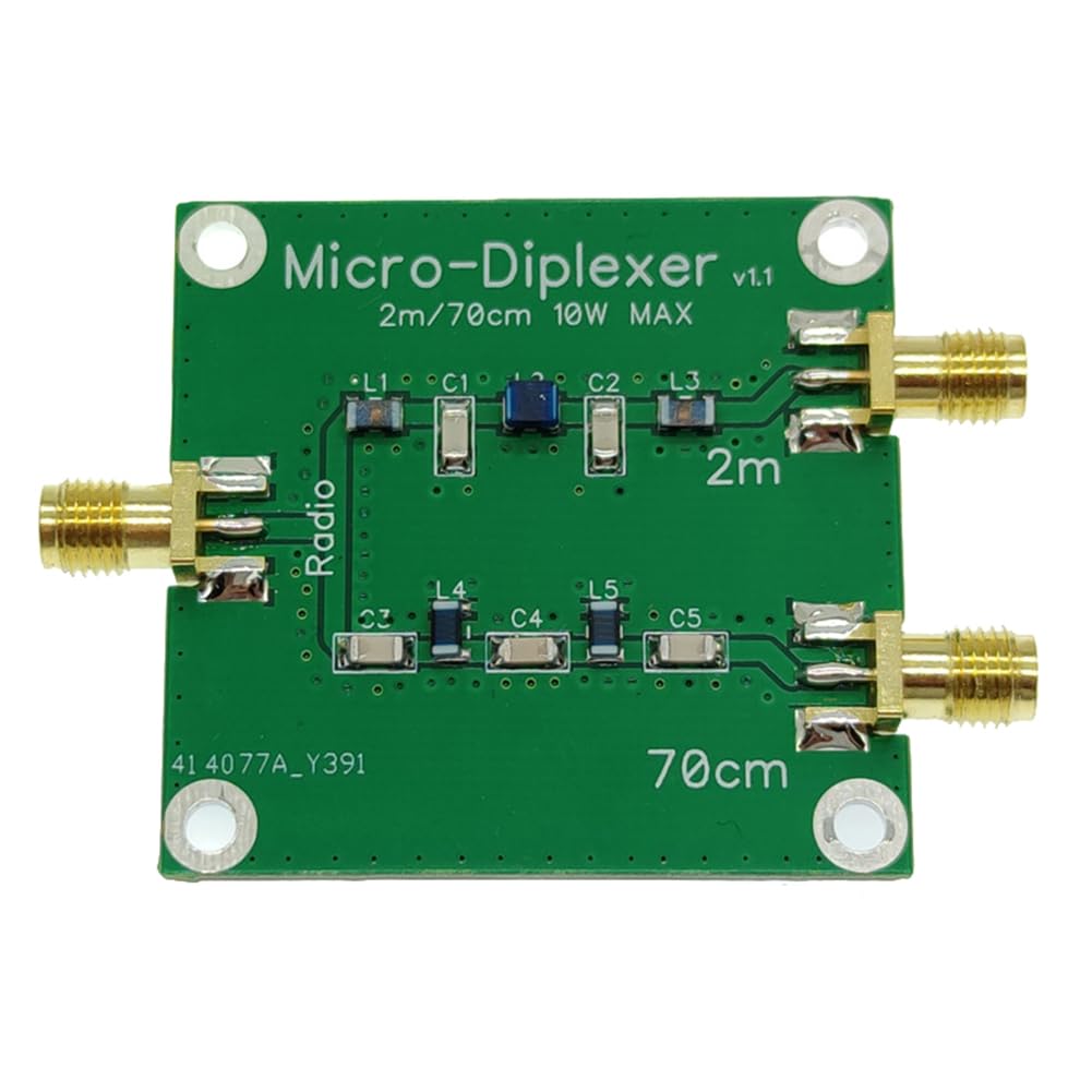 GIWFBQTR 10 W V/U 2 M 70 cm Mikro-Diplexer-Duplexfilter, Wird Zwischen Sender und Antenne Platziert (Ohne Gehäuse) von GIWFBQTR