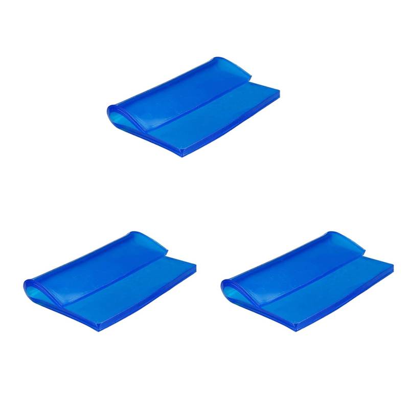 GIWFBQTR 3Stück 2CM Blau Motorrad Universal Sitz Kissen Gel Pad Cool Pad StoßDämpfungs Matte DIY Cut Kissen A von GIWFBQTR