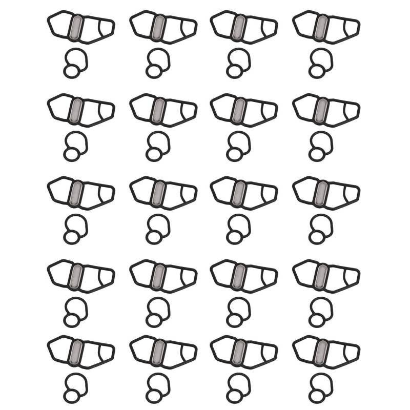 GIWFBQTR 40X Obere + Untere VTEC Magnet Dichtung Passend für NSX D16Z6 B18C1 B16A2 B18C5 36172-P08-015 15825-P08-005 von GIWFBQTR