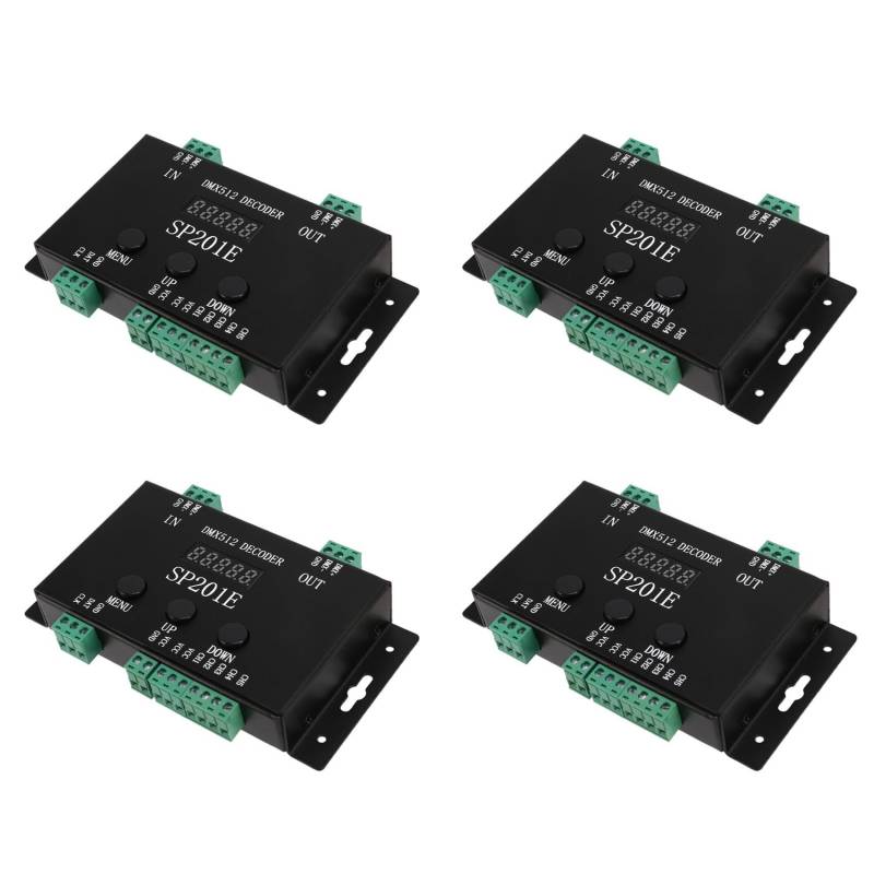 GIWFBQTR 4X SP201E DMX512 WS2812B WS2811 zu SPI Controller Decoder, UnterstüTzt Mehrere ICS von GIWFBQTR