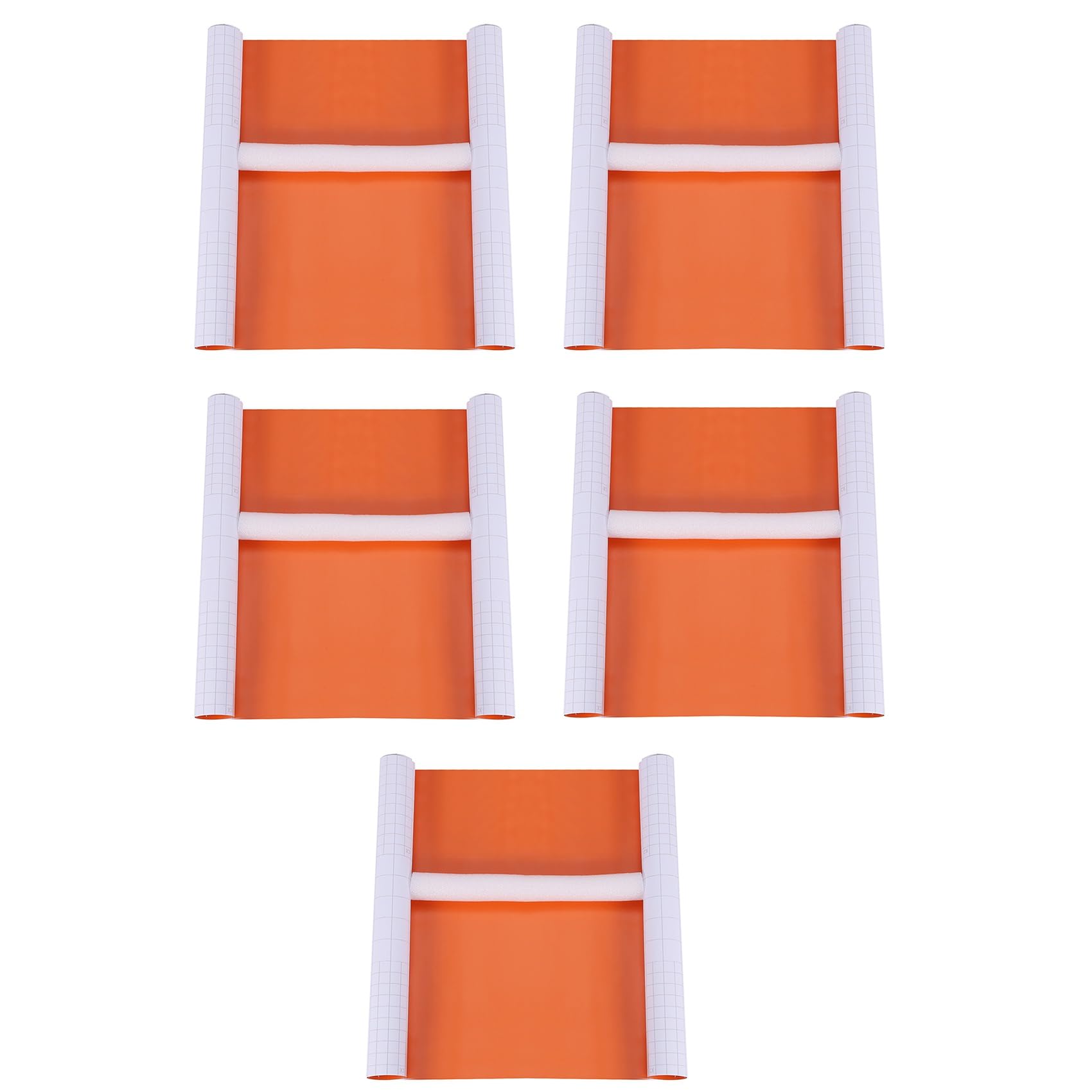 GIWFBQTR 5X Fahrzeug Verpackung Vinyl Film Aufkleber Luft/Blasen Frei Selbstklebend Orange von GIWFBQTR