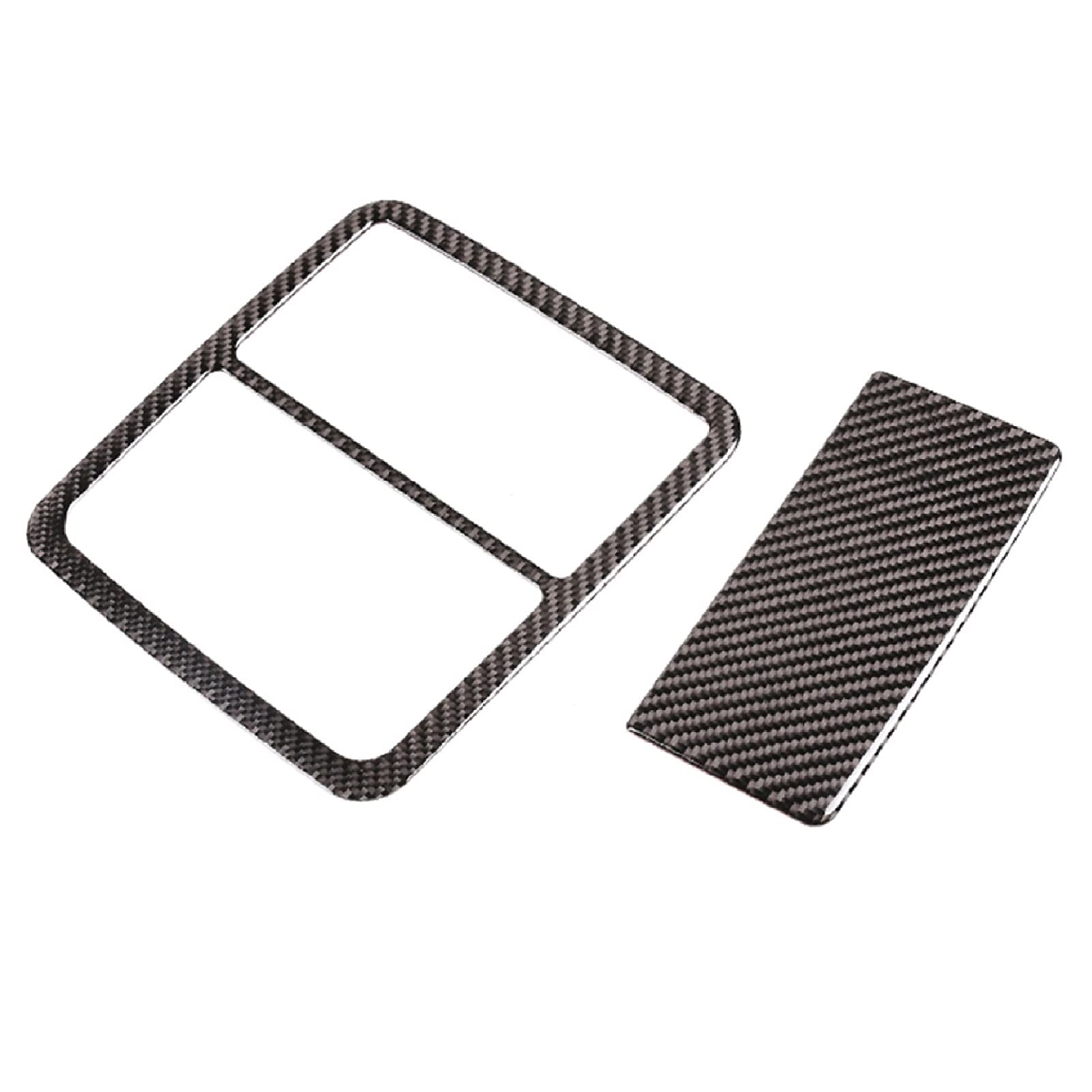 GIXERO Auto Carbon Fiber Center Control Gangschaltung Handbremshebel Fensterheber Tür Schüssel Panel Abdeckung Rahmenverkleidung, for Toyota, for RAV4, 2006-2012 Zierleiste für Schalterabdeckungen für von GIXERO