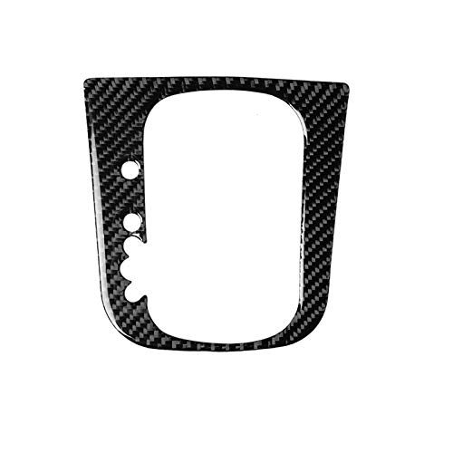 GIXERO Auto-Schalthebelrahmenabdeckung aus weicher Kohlefaser, Schutzverkleidung for die Mittelkonsole, for VW, for Golf 6 MK6 2010 2011 2012 2013 Zierleiste für Schalterabdeckungen für Autos(B,RHD) von GIXERO