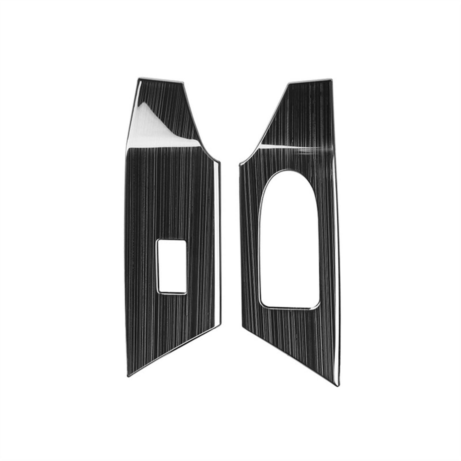 GIXERO Auto Schwarz Fenster Glas Lift Knopf Schalter Abdeckung Verkleidung Tür Armlehne Panel, for Mazda, MX30 MX-30 2022+ RHD Zierleiste für Schalterabdeckungen für Autos von GIXERO