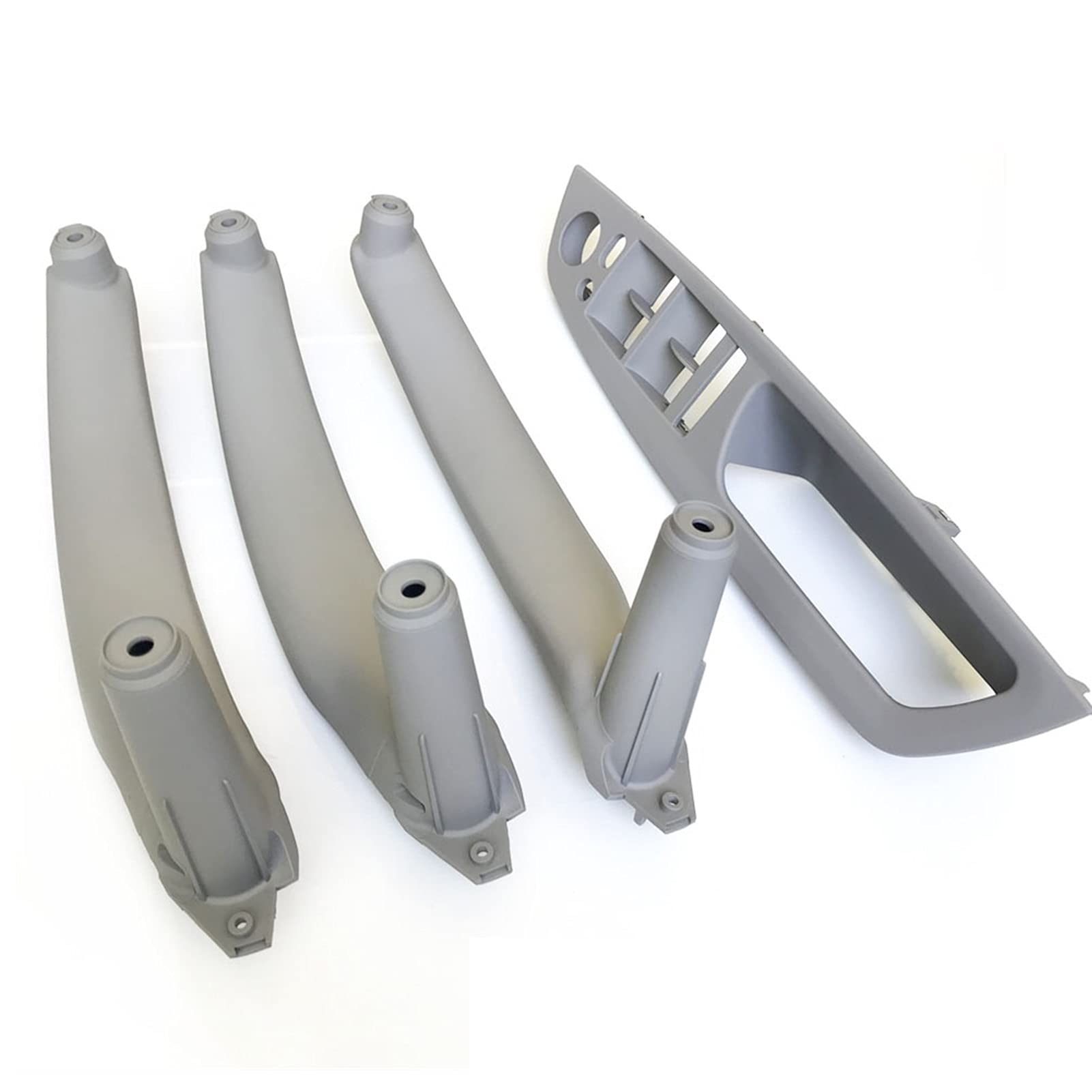 GIXERO RHD Innentür Fensterheber Schalterabdeckung Zuggriff Innenverkleidung Ersatz, for, X5 X6 E70 E71 2007-2013 Zierleiste für Schalterabdeckungen für Autos(4PCS Set Gray) von GIXERO