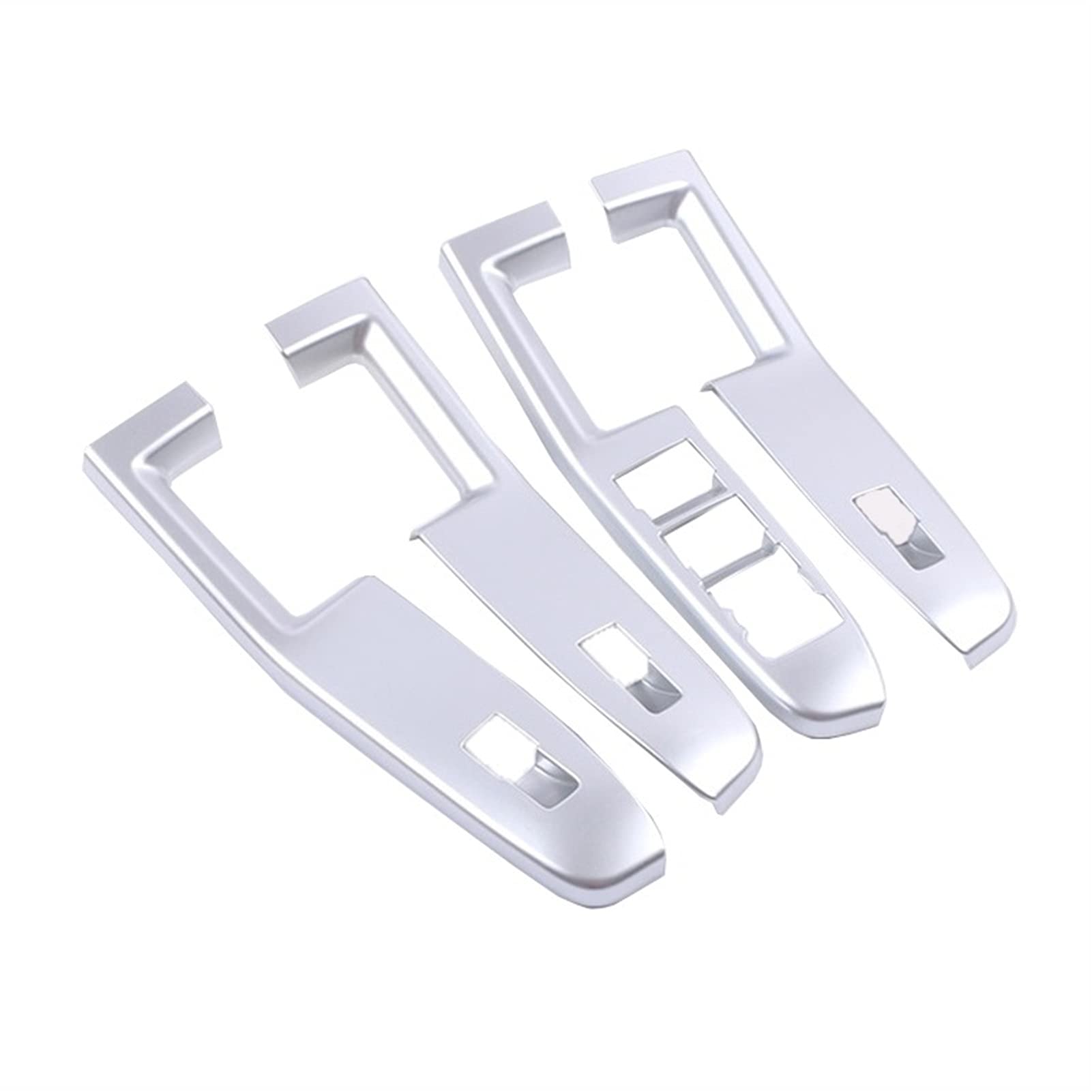 GIXERO Türfenster-Armlehnenabdeckung, Schalterfeld, Zierleiste, ABS, for Ford, Escape Kuga 2020 2021, nur for Linkslenker geeignet Zierleiste für Schalterabdeckungen für Autos(White) von GIXERO