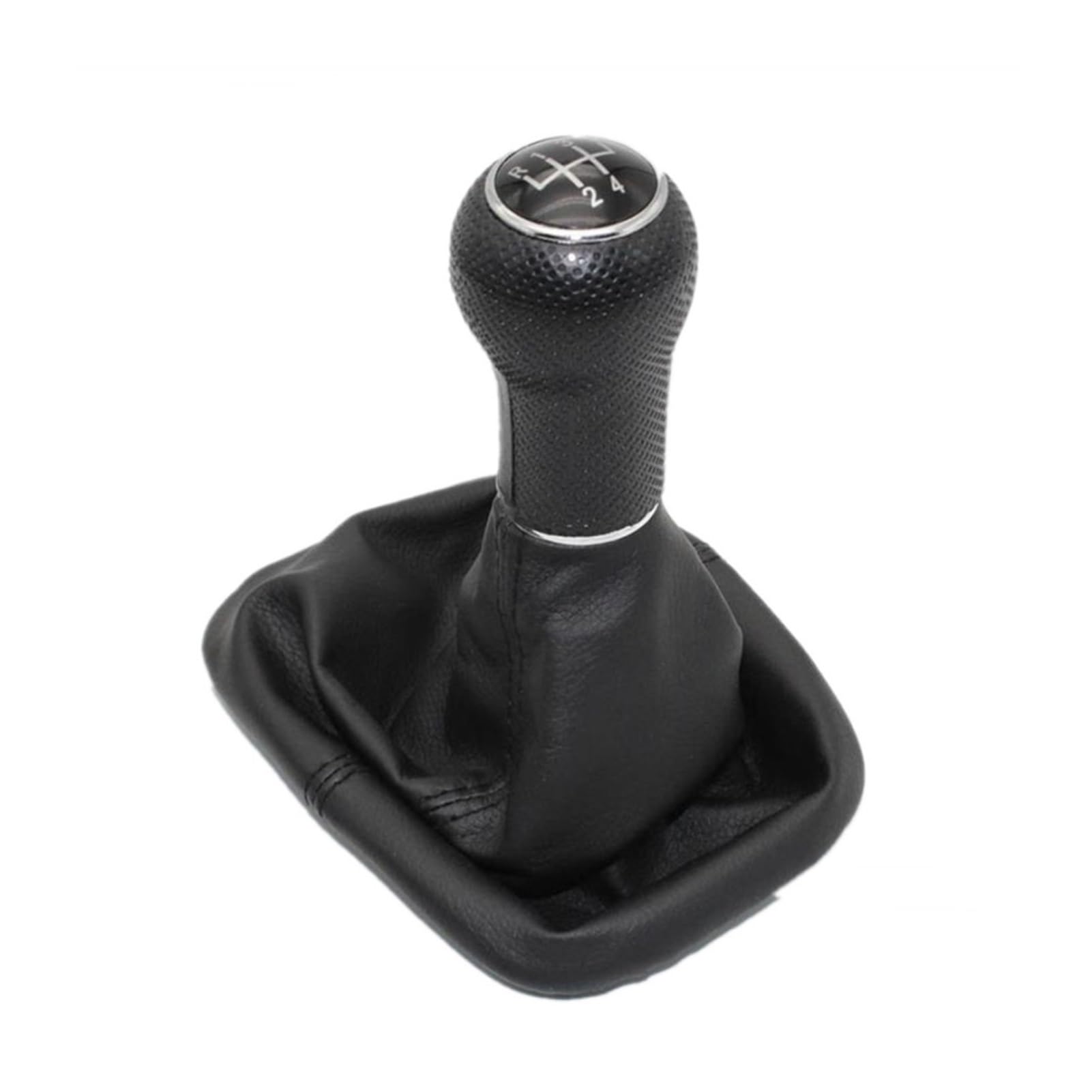 GIXERO for VW, for Golf 4 MK4 1998 1999 2000 2001 2002 2003 2004 2005 2006. Auto-Styling, 5-Gang-23-mm-Schaltknauf mit Ledermanschette Schaltknäufe von GIXERO