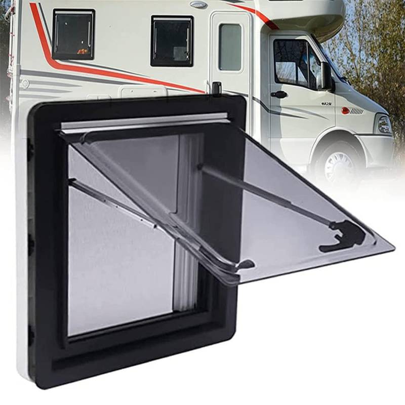 Ausstellfenster Camper Wohnwagenfenster Seitenfenster Ausstellfenster Seitenfenster Wohnmobil Fenster Push Fenster für RV Wohnwagen Kastenwagen Van Camper,350*280mm von GJBMXSM