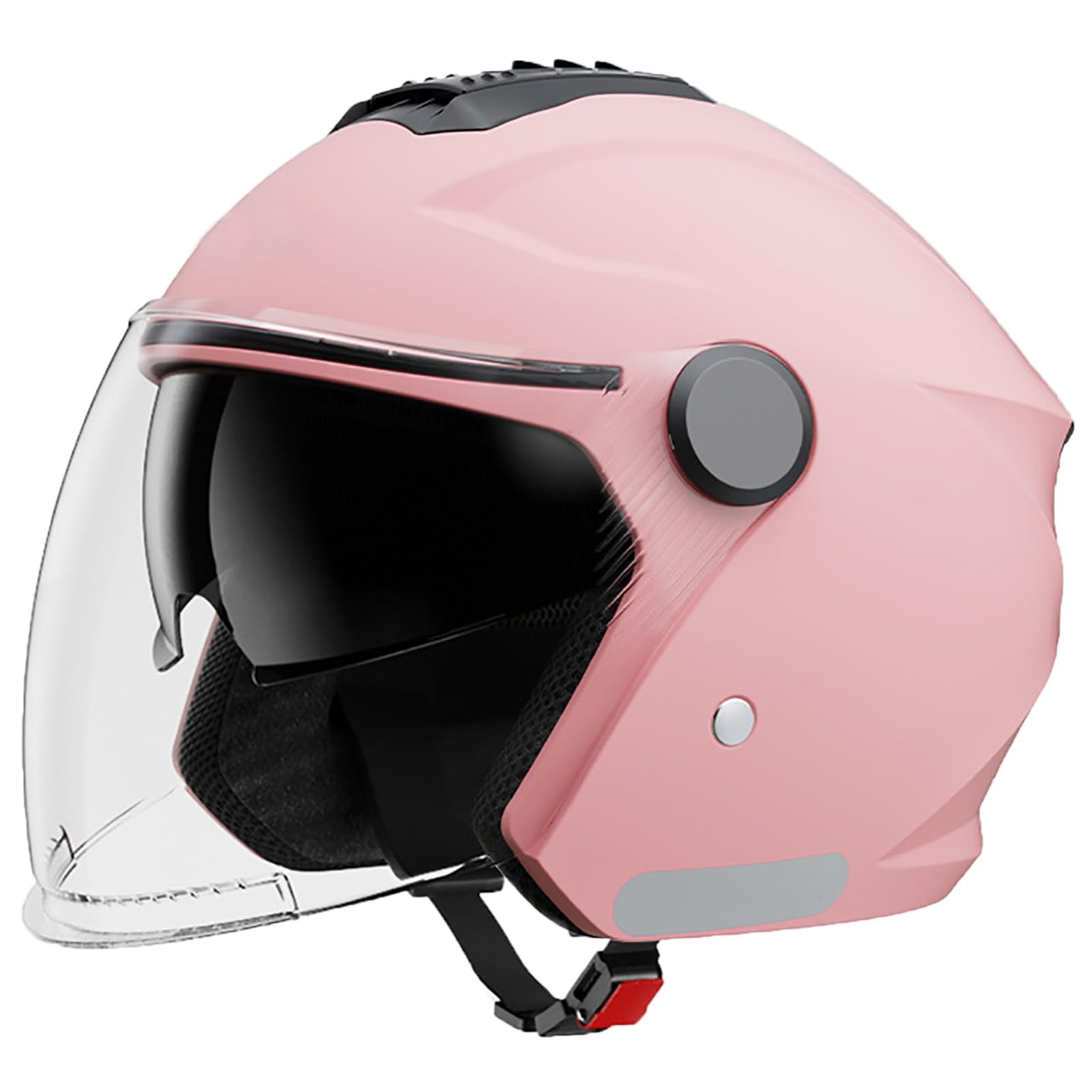 DOT/ECE-Geprüfter 3/4-Motorradhelm Mit Doppelvisier, Stilvoller Vintage-Motorrad-Halbgesichtshelm Für Männer Und Frauen Für Motorräder Und Roller G,54-62cm von GJCKOPIUFA