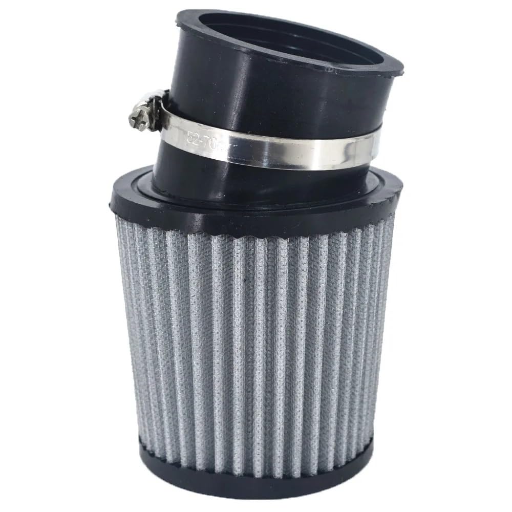 62 mm Luftfilter, kompatibel mit 212 cc GX160 GX200 Bike Go Kart Zubehör(Silver) von GJXvMA