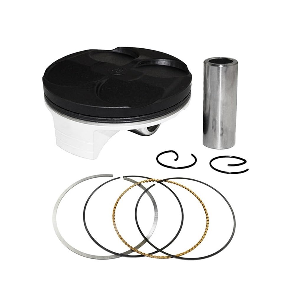 78 mm Motorradkolben und Kolbenringe, kompatibel mit CRF250R 2004–2007, CRF250X 2004–2009 2012–2013, kompatible Motorbauteile(Piston and Ring) von GJXvMA