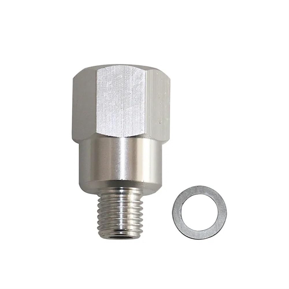 Aluminium-Kühlmitteltemperatursensor-Adapter 1/8 Zoll NPT kompatibel mit LS1 LSX LS3 M12x1,5 für Motorwechsel von GJXvMA