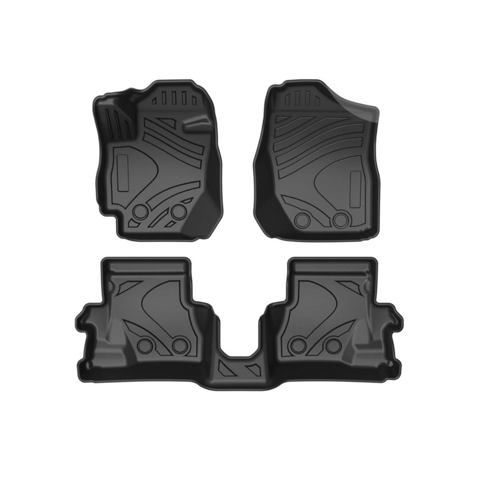 Auto Fußmatten TPE 3D Fuß Pad Kompatibel Mit Suzuki Jimny JB74 JB64 2019-2022 Auto-Innenraum-Bodenliner 4x4 Zubehör(Lift Handantrieb) von GKALSUEGE