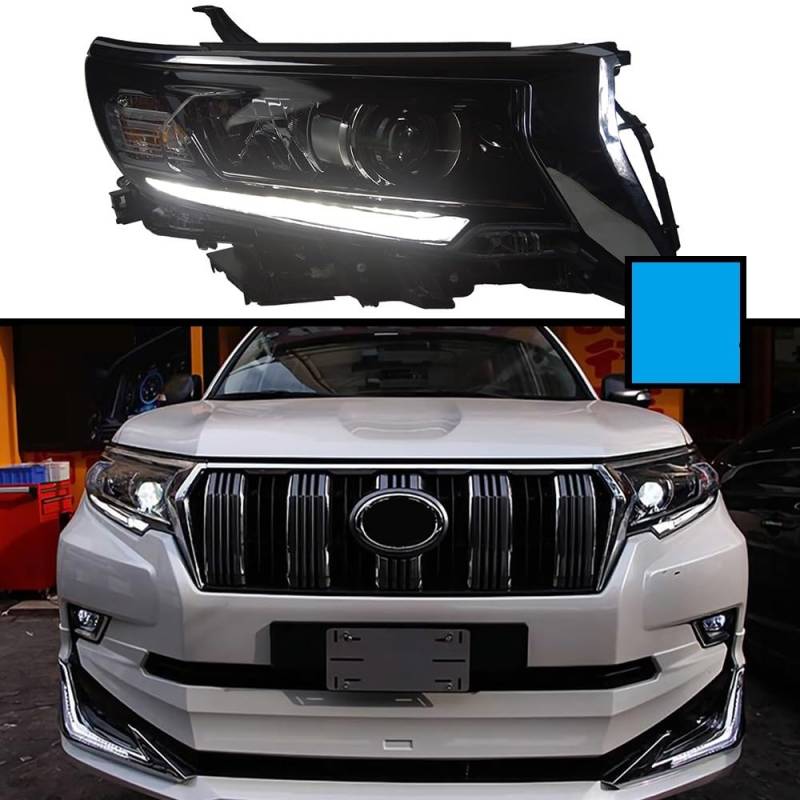 Car Front Headlight Compatible With Prado 2018 2019 Cruiser Type LED HeadLamp Styling Dynamic Turn Signal Lens Automotive Accessories von GKALSUEGE