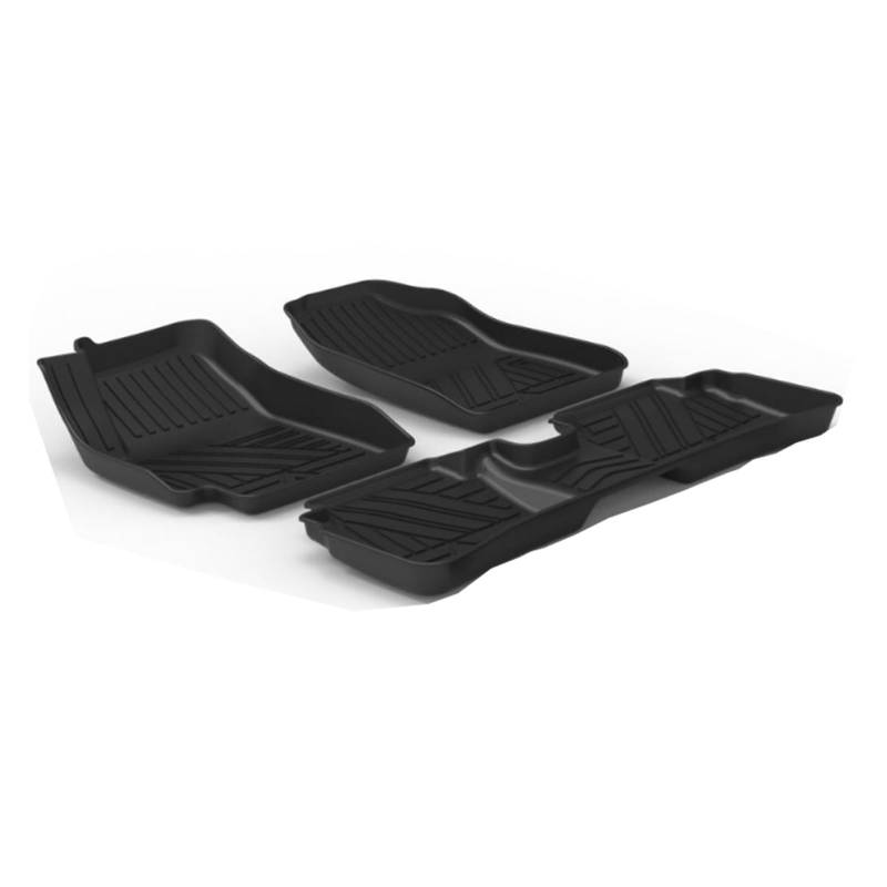 Five Seats LHD Auto Foot Pads Automobile Cover Interior Accessories Car Foot Pads Compatible With Kia Pegas 2017-2020 von GKALSUEGE