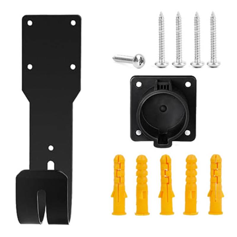 GKKICO SAE J1772 EV-Ladegerät-Halterung, Wandhalterung für Alle J1772 EV-Ladegeräte-Modelle, Ladekabelhalter von GKKICO